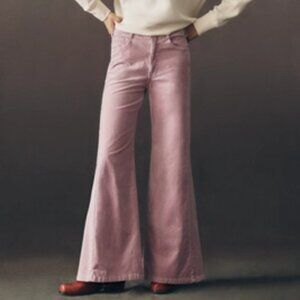 NWT Pilcro Velvet High-Rise Flare Jeans - Size 33